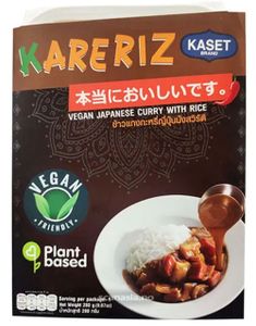 Kaset Vegan Japansk Karry med jasminris – Mikroret (kan opbevares ved stuetemperatur) 290 g (Thailand)