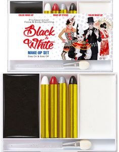Black and White Sminkesæt 7 Dele