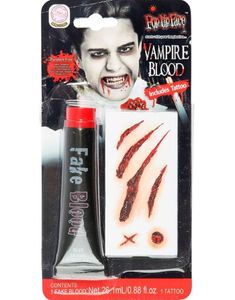 Vampire Blood - Scratch Tattoo og Fake Blod 26,1 ml