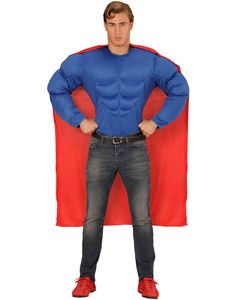 Muskuløs Superhelt Kostume til Mænd