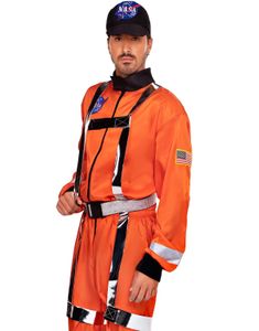 Orange Astronaut Herrekostyme