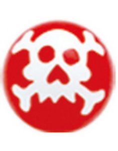 Kranie - Rød Akrylkugle