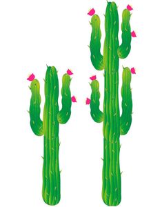 2 stk Kaktus Vægdekorationer 180 cm