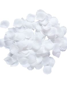 150 stk. Hvide Rosenblade