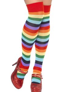 Flerfarvede Stribede Strømper