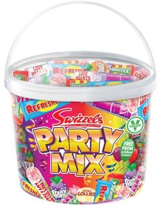 0,78 kg Swizzels Party Mix Tub - Bøtte med Forskjellig Swizzels Godteri