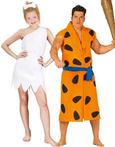 Parkostume - Fred og Wilma Flintstones inspirerede Kostumer