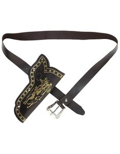 Pistolhylster med Guldfarvet Cowboymotiv til Børn