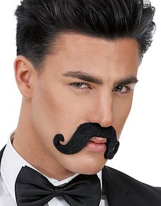 Stor Sort Cykelstyr Overskæg