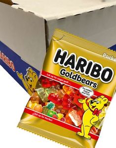 24 Poser Haribo Goldbears / Gummibamser - Hel Æske
