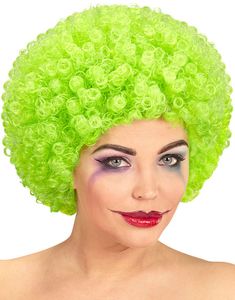 Neongrøn Klovn/Afroparyk