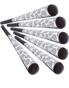 6 stk - Happy New Year Fest Trompeter Sølv