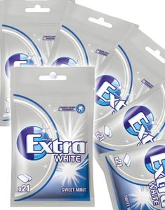30 stk Extra White Sweet Mint - Selvlukkende poser - Hel kasse 870 gram