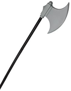 Grå og Sort Økse i Plast 98 cm