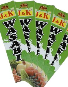 10 st J&K Wasabi Pasta - Wasabi Pasta i Tube - Hel Æske 430 Gram (Kina)