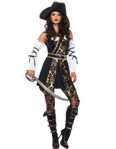 Skønheden på Piratskibet - Kostume med Hat