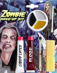 Zombie Sminkesæt 6 Dele