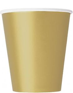 14 stk Guldfarvede Papkrus 270 ml