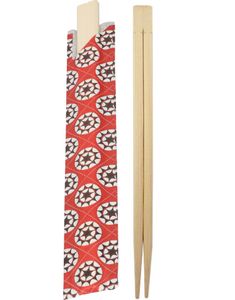 100 par Japanske Spisepinde i Bambus 20 cm