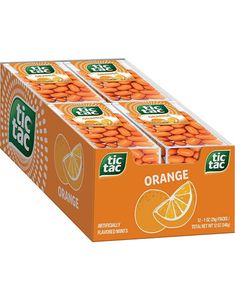 12 Tic Tac Orange - Hel æske 216 gram