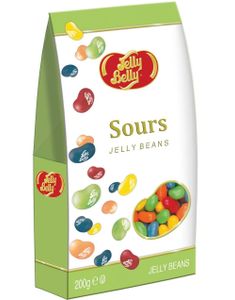 Jelly Belly Sours Mix - Gaveboks med Sure Gelebønner 200 gram (USA Import)