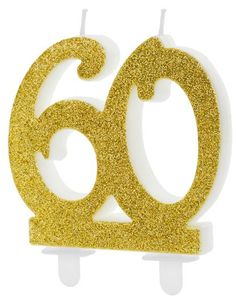 Glitrende 60 Års Bursdagslys