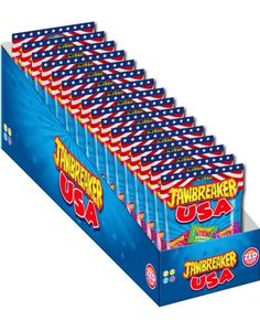 12 stk Zed USA Jawbreakers - Assorterte Evighetskuler med Tyggegummikjerne - Hel Eske 1,19 kg