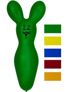 5 stk Museformede Balloner i Flere Farver