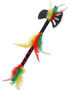 Indianer Økse med Fjer 38 cm