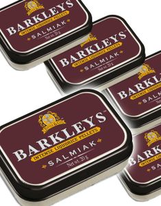 12 stk Barkleys Intense Liquorice Pellets Salmiak - Slik Med Salmiaksmag - Hel Æske