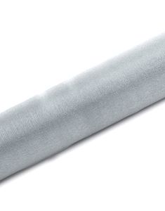 SØLVFARVET Organzaløber med Skinnende-Effekt 36 cm x 9 meter