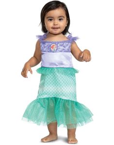 Ariel - Lisensiert Disney Kostyme til Baby