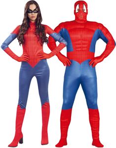 Par kostume - Spiderman Inspireret -Superhelten kostumer