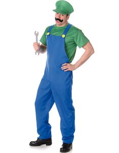 Luigi Inspireret Herrekostume