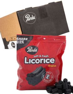 12 stk Panda Original Lakris - Hel Eske