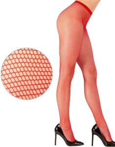 Sexy Rød Netstrømpebukser