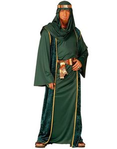 Araber Sheik Kostume - Grøn