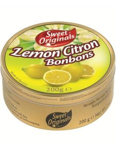 Sweet Originals Sitronsukkertøy i Metallboks 200g