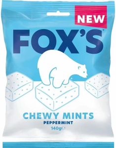 Fox's Chewy Mints - Sukkertøy med Mintsmak 140 gram