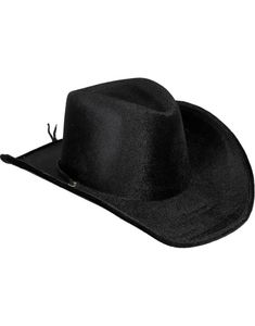 Klassisk Svart Cowboyhatt