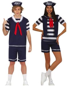 Parkostume - 80'er Sømandskostume