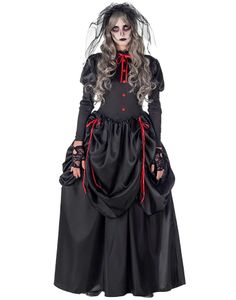 Black Widow - Gotisk Kostyme til Dame