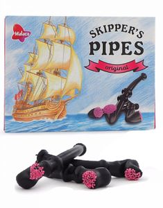 60 stk Skippers Pipes Original / Lakridspibe - Hel Æske