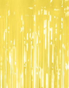 Lys Gul Bakgrunn/Dørforheng 100x200 cm