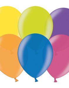 100 stk 23 cm MEGAPACK - Balloner i Assorterede Metaliske & Perle Farver