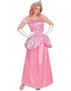 Rosa Prinsessekostume 4 Dele