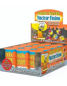 12 stk Toxic Waste Nuclear Fusion Supersurt Sukkertøy - Hel eske