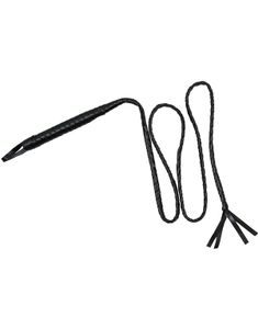 Flettet Sort Pisk 180 cm